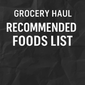 Grocery Haul List