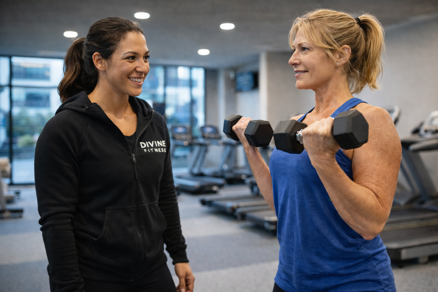 Personal training session at a local gym in Reno